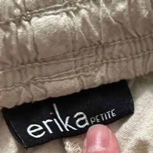 Erika Petite Light Tan Trousers
